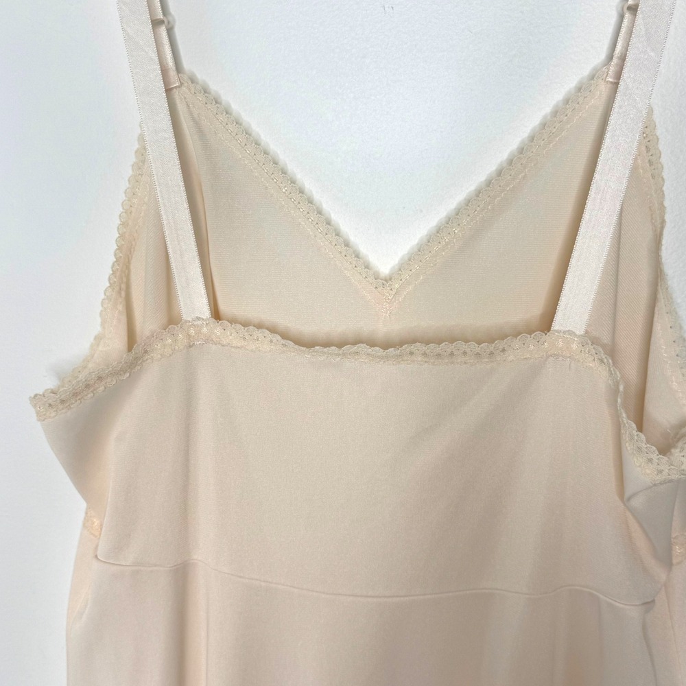 Vintage Lorraine Maxi Peach/Cream Maxi Slip‎ Size 34 - Picture 5 of 10